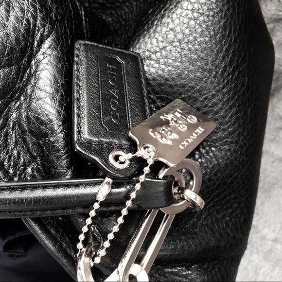 Coach Black and Silver leather Tote Bag - Picture 8 of 8